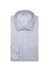 seidensticker Langarmhemd New Kent Regular Fit Hellblau/Dunkelblau/Blau/Grau