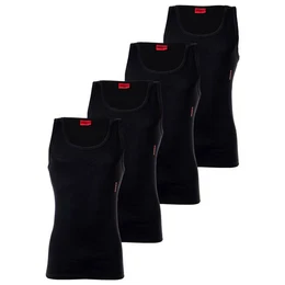 Unterhemd Herren Unterhemd, 4er Pack - Tank Top, Doppelripp, (Packung, 4er Pack)