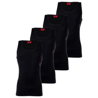 HUGO Herren Unterhemd Tank Top (4er Pack) 