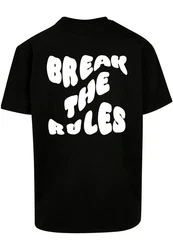 Merchcode T-Shirt Break The Rules Heavy Oversize Tee Schwarz