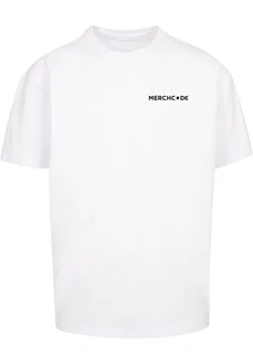 Merchcode T-Shirt Break The Rules Heavy Oversize Tee Weiß/Creme/Dunkelrot/Pastell
