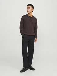 JACK & JONES Hose JPSTKarl Pierre Schwarz/Beige/Dunkelblau