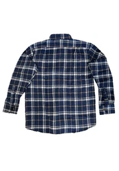 Egomaxx Langarmhemd Kariertes Holzfäller Hemd OHMYS (7146) Blau (7146)