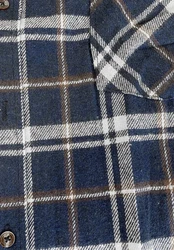 Egomaxx Langarmhemd Kariertes Holzfäller Hemd OHMYS (7146) Blau (7146)