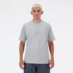 New Balance Kurzarmshirt Mens Lifestyle T-Shirt Grau