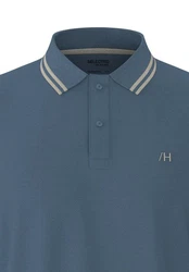 SELECTED HOMME Poloshirt 'SLHDante' Blau/Türkis/Grau