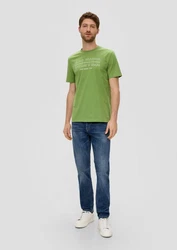 s.Oliver Stoffhose Jeans Nelio Slim Fit Mid Rise Slim Leg Hyperstretch Neonfarben/Blau/Grün/Dunkelgrün/Hellgrün