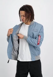 Alpha Industries Bomberjacke MA-1 TTC Two Tone Contrast Blau/Hellblau