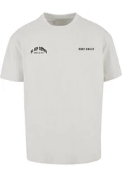 Merchcode T-Shirt Barely Awake Heavy Oversize Tee Grau/Beige/Khaki/Hellgrau