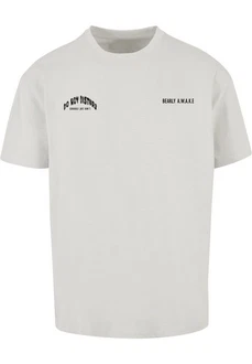 Merchcode T-Shirt Barely Awake Heavy Oversize Tee Grau/Beige/Khaki/Hellgrau