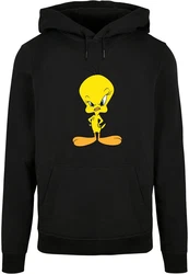 ABSOLUTE CULT Herren Looney Tunes Angry Tweety Hoody Beige/Grün/Gelb/Weiß/Schwarz