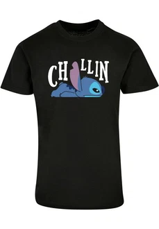 ABSOLUTE CULT Herren Lilo And Stitch Chillin T-Shirt Blau/Creme/Schwarz/Dunkelblau ABSOLUTE CULT Herren Lilo And Stitch Chillin T-Shirt Blau/Creme/Schwarz/Dunkelblau