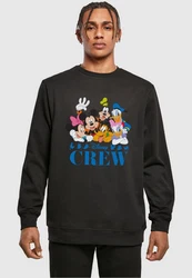 ABSOLUTE CULT Rundhalspullover Mickey Mouse - Disney Friends Crewneck (1-tlg) Schwarz/Grau/Creme