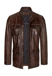 Milestone Fieldjacket MS-Jose Dunkelbraun/Braun/Dunkelrot