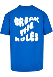 Merchcode T-Shirt Break The Rules Heavy Oversize Tee Blau/Pastell/Hellblau