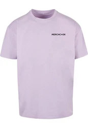 Merchcode T-Shirt Break The Rules Heavy Oversize Tee Lila