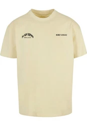 Merchcode T-Shirt Barely Awake Heavy Oversize Tee Khaki/Gelb/Beige/Braun/Gold