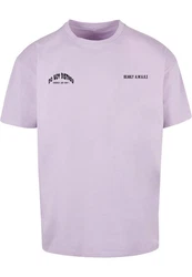 Merchcode T-Shirt Barely Awake Heavy Oversize Tee Lila/Rosa