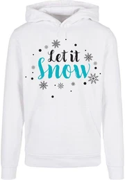 Kapuzensweatshirt Herren Let it snow Basic Hoody (1-tlg)