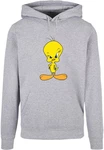 ABSOLUTE CULT Herren Looney Tunes Angry Tweety Hoody Hellgrau/Gelb/Grau