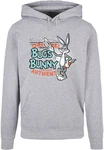 ABSOLUTE CULT Kapuzensweatshirt Looney Tunes Vintage Bugs Bunny Rot/Grau/Lila/Hellblau