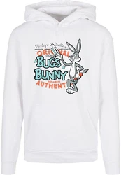 ABSOLUTE CULT Kapuzensweatshirt Looney Tunes Vintage Bugs Bunny Creme/Rot/Hellblau/Weiß/Orange