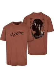 Upscale by Mister Tee T-Shirt Giza Oversize Tee Orange/Rot/Braun/Bordeaux