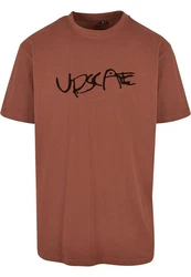 Upscale by Mister Tee T-Shirt Giza Oversize Tee Orange/Rot/Braun/Bordeaux
