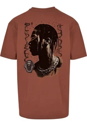 Upscale by Mister Tee T-Shirt Giza Oversize Tee Orange/Rot/Braun/Bordeaux