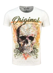 Key Largo T-Shirt T-Shirt Triangle Skull MT00187 MT00187