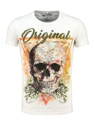 Key Largo T-Shirt T-Shirt Triangle Skull MT00187 MT00187