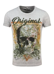 Key Largo T-Shirt T-Shirt Triangle Skull MT00187 MT00187