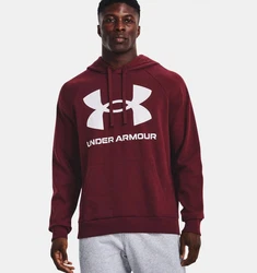 Under Armour Kapuzenpullover UA RIVAL FLEECE BIG LOGO HD Kastanienrot (690)
