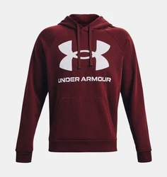 Under Armour Kapuzenpullover UA RIVAL FLEECE BIG LOGO HD Kastanienrot (690)