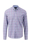 FYNCH-HATTON Stripes and Checks B.D. Hellblau/Dunkelblau/Mischfarben/Blau/Rot