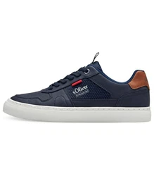 s.Oliver Sneaker Sneaker Dunkelblau/Blau/Hellblau/Dunkelrot