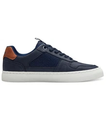 s.Oliver Sneaker Sneaker Dunkelblau/Blau/Hellblau/Dunkelrot