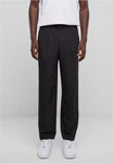URBAN CLASSICS Stoffhose Wide Fit Pants Schwarz/Dunkelgrau/Dunkelblau