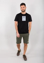 Alpha Industries Sweatshorts Big Letters Short Dunkelgrün/Khaki/Grün