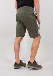 Alpha Industries Sweatshorts Big Letters Short Dunkelgrün/Khaki/Grün