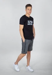 Alpha Industries Sweatshorts Big Letters Short Dunkelgrau/Dunkelblau/Grau/Hellgrau