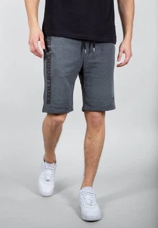 Alpha Industries Sweatshorts Big Letters Short Dunkelgrau/Dunkelblau/Grau/Hellgrau