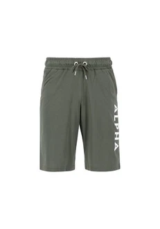 Alpha Industries Shorts Alpha Jersey Short Dunkelgrün/Khaki