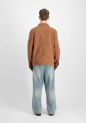Alpha Industries Hemdjacke Men Overshirt Ripstop Cargo Overshirt Braun/Orange