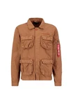 Alpha Industries Hemdjacke Men Overshirt Ripstop Cargo Overshirt Braun/Orange