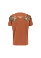 Alpha Industries T-Shirt Dragon Orange/Rot/Braun
