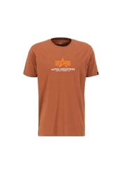 Alpha Industries Shirt T Rubber Orange/Braun/Rot