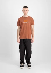 Alpha Industries Shirt T Rubber Orange/Braun/Rot