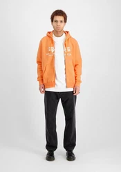 Alpha Industries Basic Zip Hoodie (PP) Orange