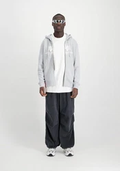 Alpha Industries Basic Zip Hoodie (PP) Hellgrau/Grau